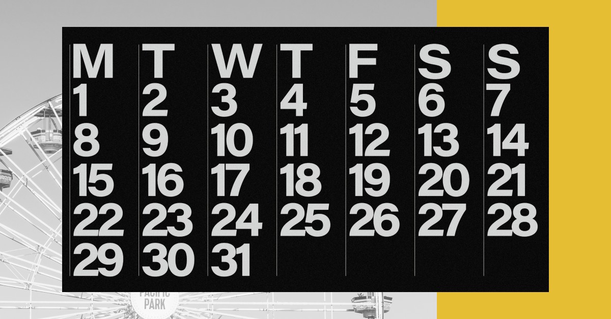 Photo of calendar