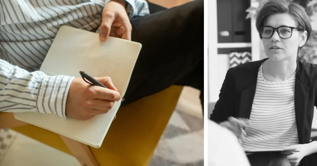 An accounting professional consulting with a business owner